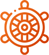 Captain Steering Wheel Icon